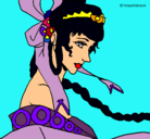 Dibujo Princesa china pintado por miamia