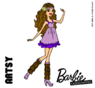 Dibujo Barbie Fashionista 1 pintado por Albarosa