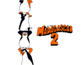 Dibujo Madagascar 2 Pingüinos pintado por zucy