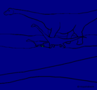 Dibujo Familia de Braquiosaurios pintado por maurr