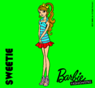 Dibujo Barbie Fashionista 6 pintado por naipí