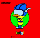 Dibujo Luigi pintado por valesre