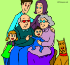 Dibujo Familia pintado por osmara+