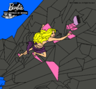 Dibujo Barbie escalando pintado por liborytmma