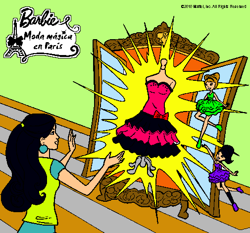 El vestido mágico de Barbie