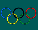 Dibujo Anillas de los juegos olimpícos pintado por johanrojaz