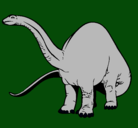 Dibujo Braquiosaurio II pintado por brakiosaurus