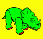 Dibujo Triceratops II pintado por JHYU