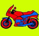 Dibujo Motocicleta pintado por mast