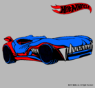 Dibujo Hot Wheels 3 pintado por laricza