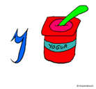 Dibujo Yogur pintado por cris_123