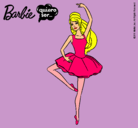 Dibujo Barbie bailarina de ballet pintado por mimia