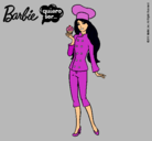 Dibujo Barbie de chef pintado por Cande52