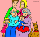 Dibujo Familia pintado por faus_perez