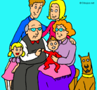 Dibujo Familia pintado por miche3175794