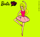 Dibujo Barbie bailarina de ballet pintado por patilarga