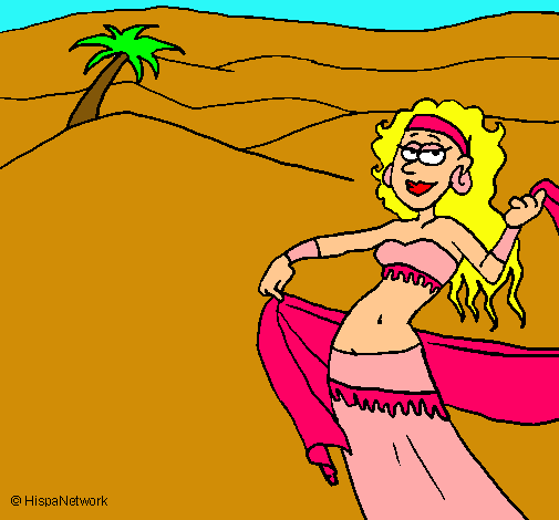 Dibujo Sahara pintado por dominique1