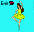 Dibujo Barbie bailarina de ballet pintado por pinguno