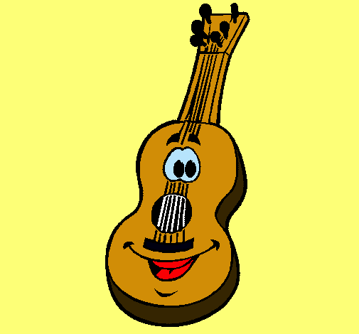 Dibujo Guitarra española pintado por aniter