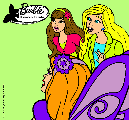 Barbie y sus amigas sorprendidas