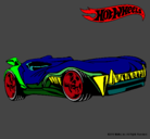 Dibujo Hot Wheels 3 pintado por uaaaasdfg