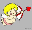 Dibujo Cupido pintado por ReneDio