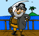 Dibujo Pirata a bordo pintado por johanrojaz