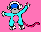 Dibujo Mono pintado por juliepa