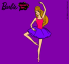 Dibujo Barbie bailarina de ballet pintado por Vanesa-Toby