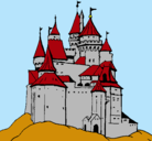 Dibujo Castillo medieval pintado por danielsan