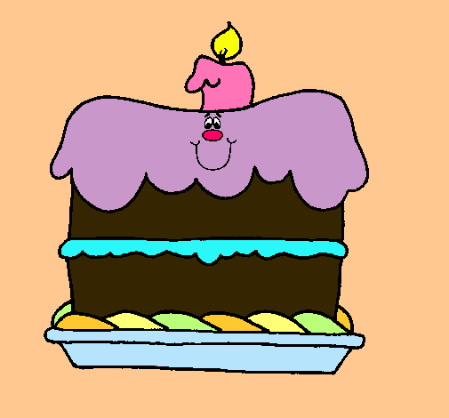 Pastel de cumpleaños