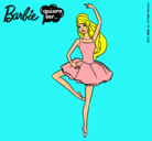 Dibujo Barbie bailarina de ballet pintado por hgvght