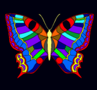 Dibujo Mariposa pintado por aldairxx