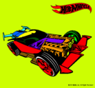 Dibujo Hot Wheels 9 pintado por Trapito