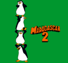 Dibujo Madagascar 2 Pingüinos pintado por pitbul