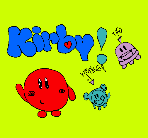 Dibujo Kirby 4 pintado por SEBA