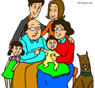 Dibujo Familia pintado por SHANDELL