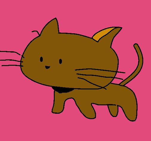 Dibujo Cría de gato pintado por nadialis