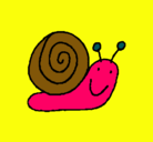 Dibujo Caracol 4 pintado por hjpf8unjhm8h