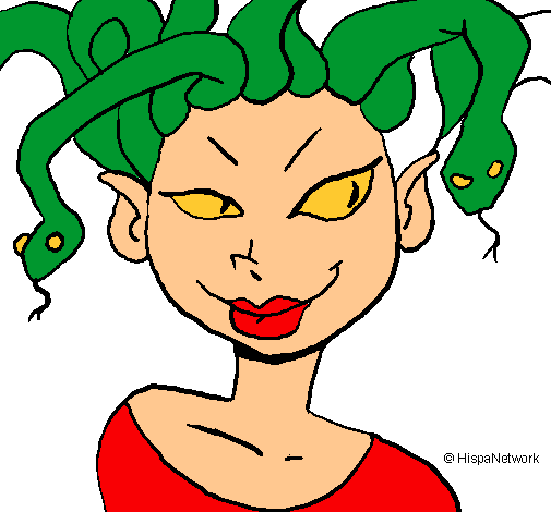 Mujer medusa