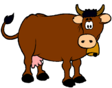 Dibujo Vaca lechera pintado por prisandnoe