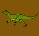 Dibujo Velociraptor pintado por hdffd