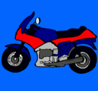 Dibujo Motocicleta pintado por rodebo