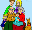 Dibujo Familia pintado por _amanda20_