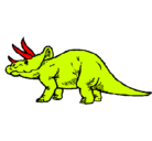 Dibujo Triceratops pintado por agustinsito