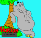 Dibujo Horton pintado por lkythchcgvbg