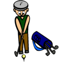 Dibujo Jugador de golf II pintado por GERWIN15