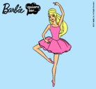 Dibujo Barbie bailarina de ballet pintado por saretarateta