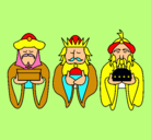 Dibujo Los Reyes Magos 4 pintado por uzarios