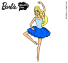 Dibujo Barbie bailarina de ballet pintado por marinaestela